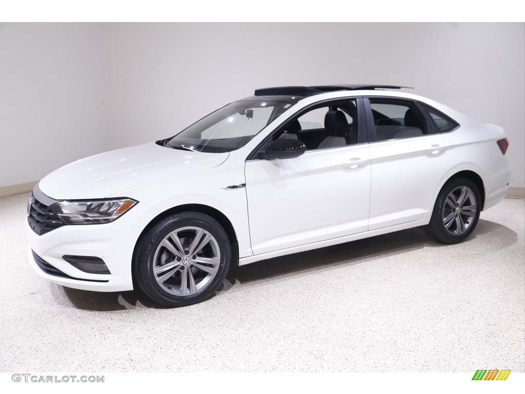 Pure White 2019 Volkswagen Jetta R-Line Exterior Photo #143336525