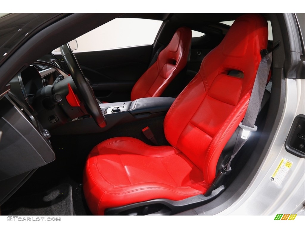 2017 Corvette Z06 Coupe - Blade Silver Metallic / Adrenaline Red photo #5