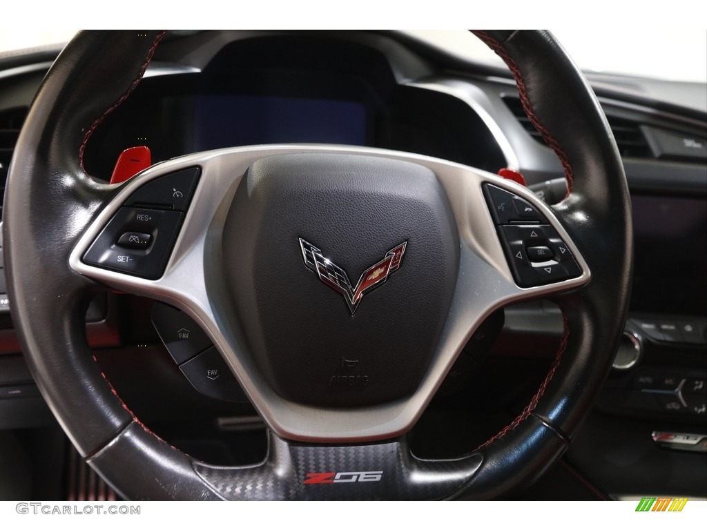 2017 Corvette Z06 Coupe - Blade Silver Metallic / Adrenaline Red photo #7