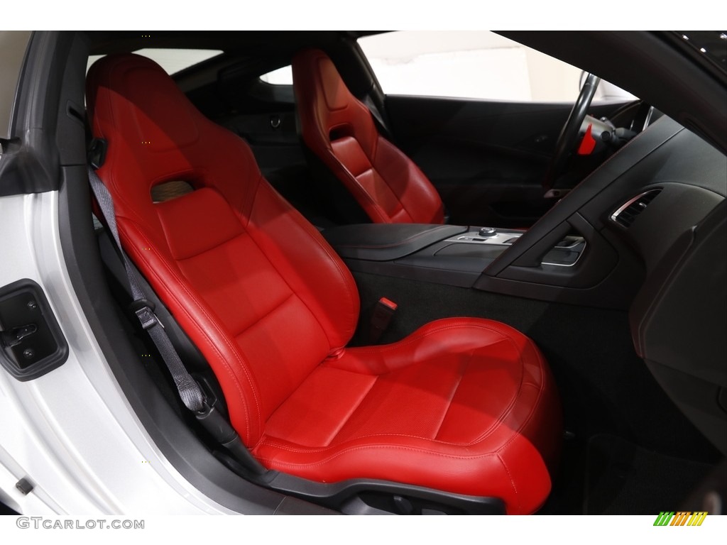 Adrenaline Red Interior 2017 Chevrolet Corvette Z06 Coupe Photo #143336945