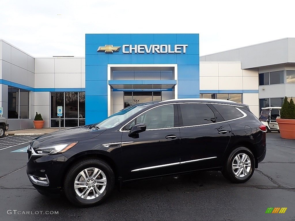 Dark Moon Blue Metallic 2020 Buick Enclave Essence AWD Exterior Photo #143336987