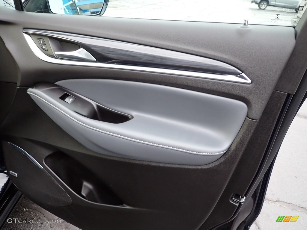 2020 Buick Enclave Essence AWD Dark Galvinized/Ebony Door Panel Photo #143337290
