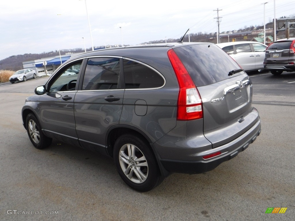 2010 CR-V EX AWD - Polished Metal Metallic / Black photo #8