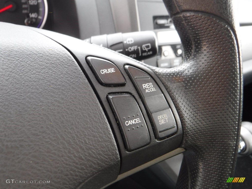 2010 CR-V EX AWD - Polished Metal Metallic / Black photo #19