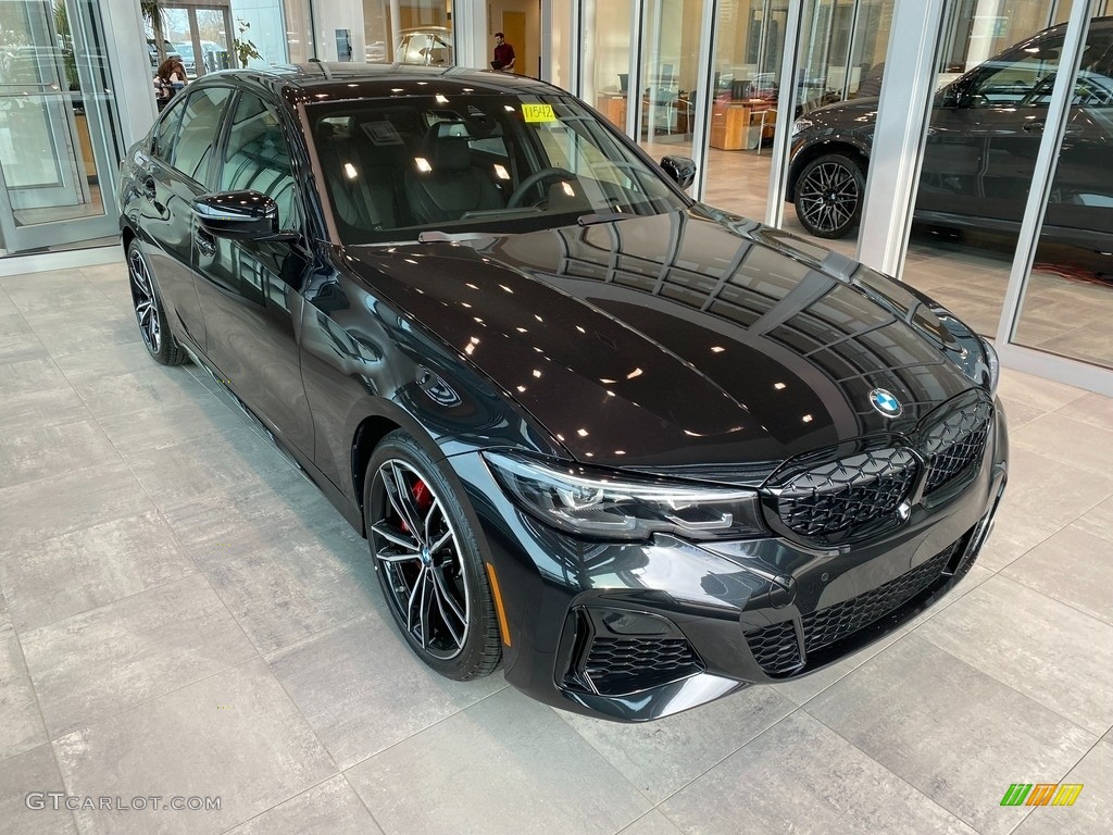 2022 3 Series M340i xDrive Sedan - Black Sapphire Metallic / Black photo #1