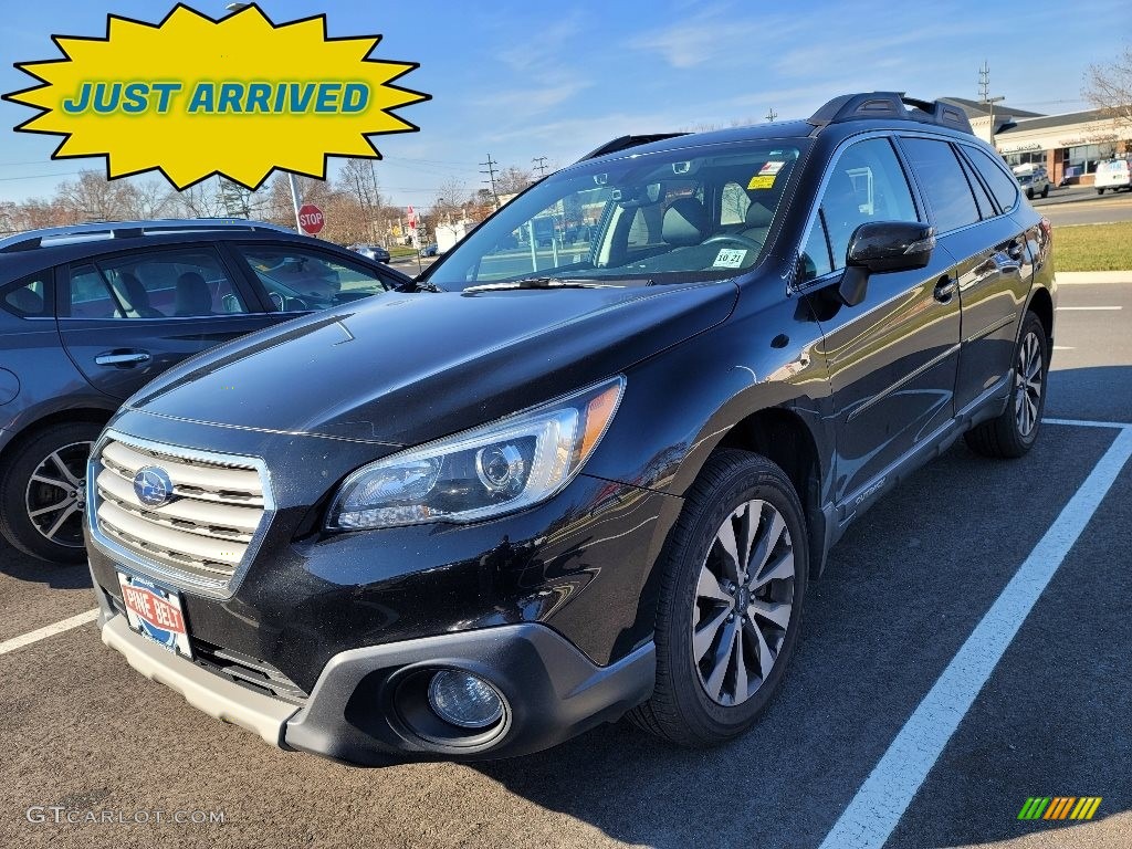 2017 Outback 2.5i Limited - Crystal Black Silica / Slate Black photo #1