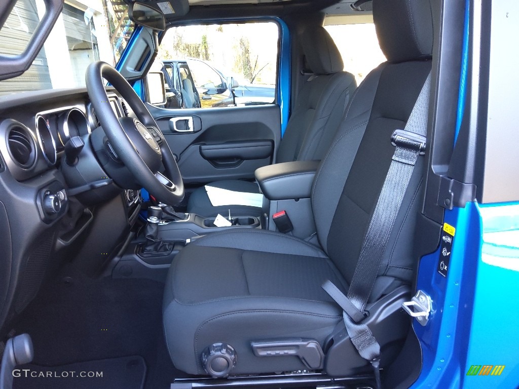 2021 Wrangler Sport 4x4 - Hydro Blue Pearl / Black photo #10