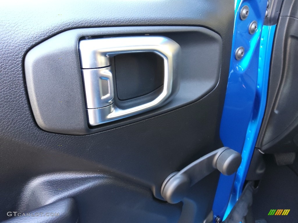 2021 Wrangler Sport 4x4 - Hydro Blue Pearl / Black photo #11