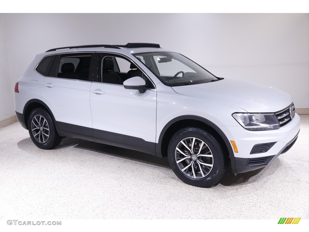 White Silver Metallic 2019 Volkswagen Tiguan SE 4MOTION Exterior Photo #143341003