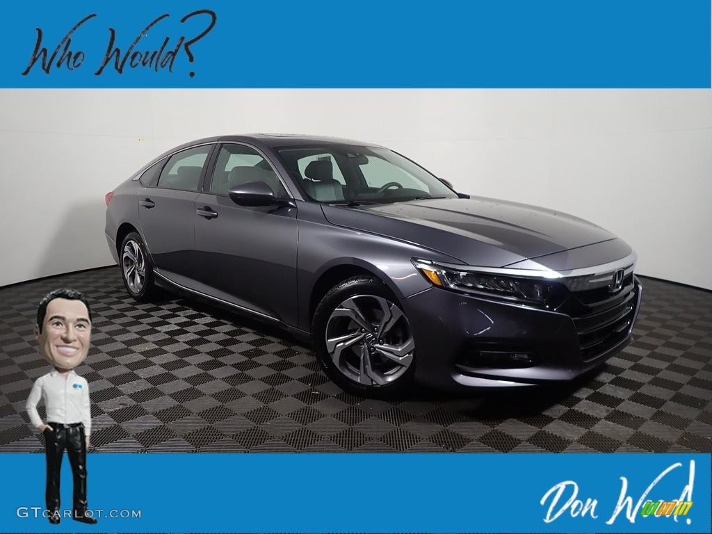 2020 Accord EX Sedan - Modern Steel Metallic / Black photo #1