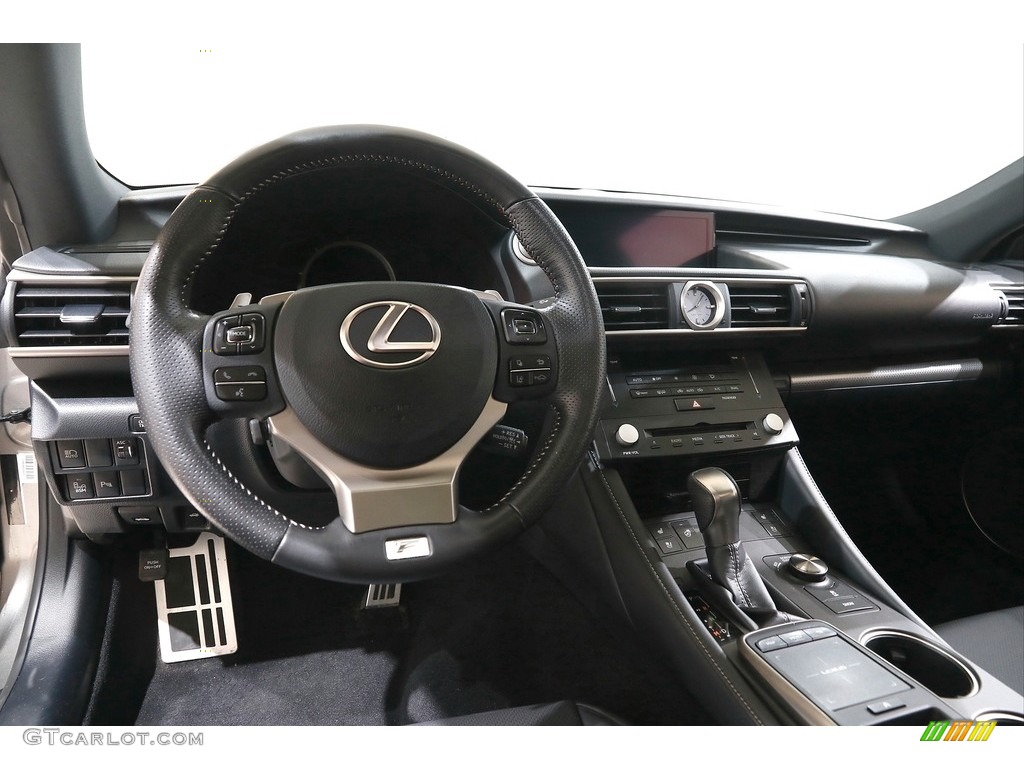 2018 Lexus RC 350 F Sport AWD Black Dashboard Photo #143341567
