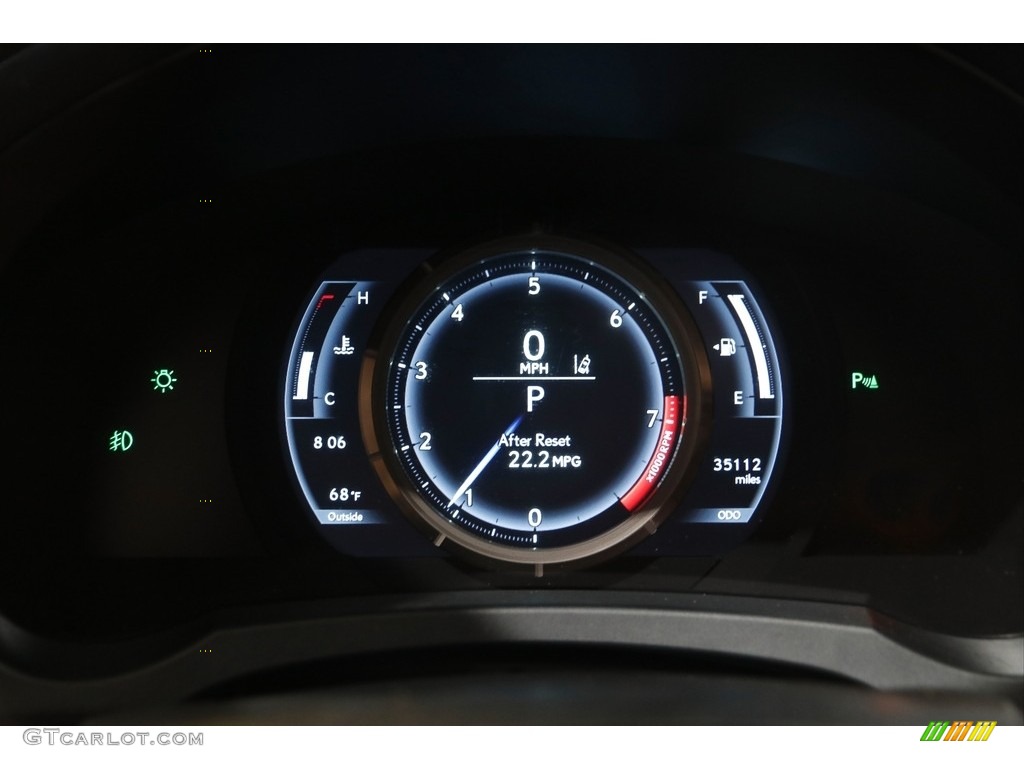 2018 Lexus RC 350 F Sport AWD Gauges Photo #143341603