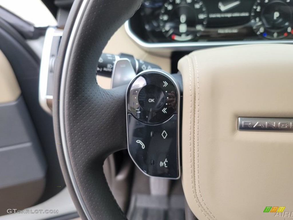 2022 Land Rover Range Rover Sport HSE Silver Edition Almond/Espresso Steering Wheel Photo #143342683