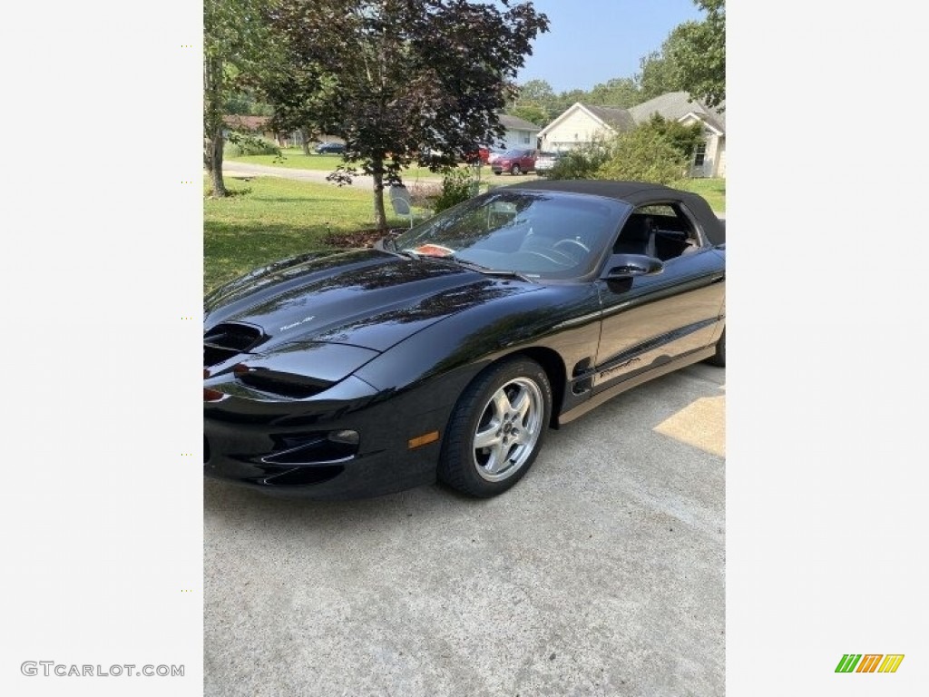 2002 Firebird Trans Am Convertible - Black / Ebony Black photo #1