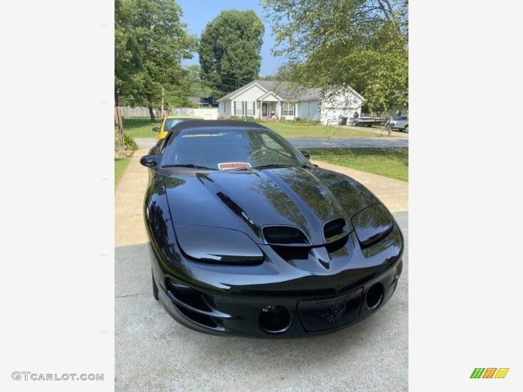 2002 Firebird Trans Am Convertible - Black / Ebony Black photo #10