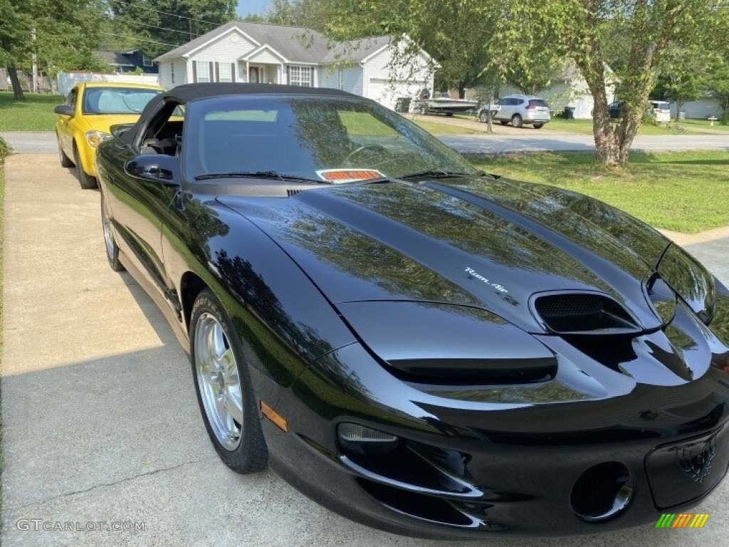 2002 Firebird Trans Am Convertible - Black / Ebony Black photo #11