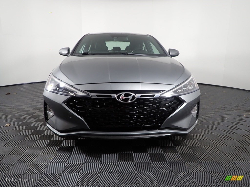 2019 Elantra Sport - Galactic Gray / Black photo #6