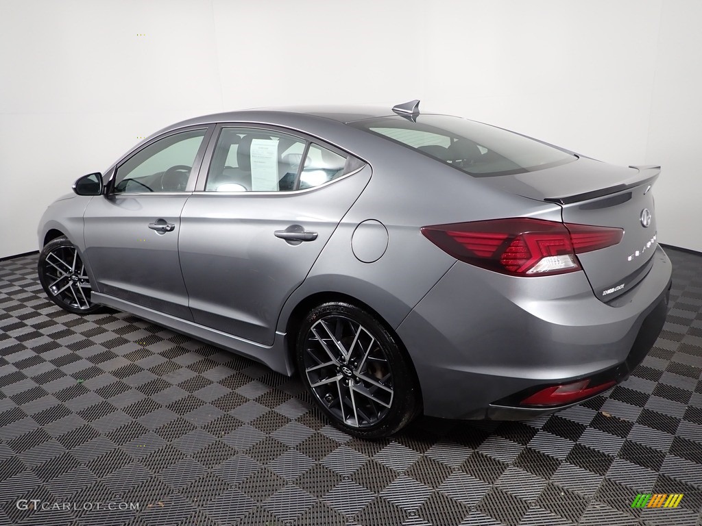 2019 Elantra Sport - Galactic Gray / Black photo #12
