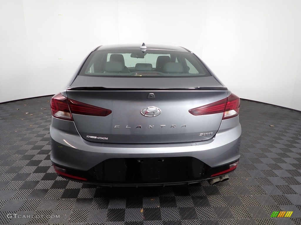 2019 Elantra Sport - Galactic Gray / Black photo #13