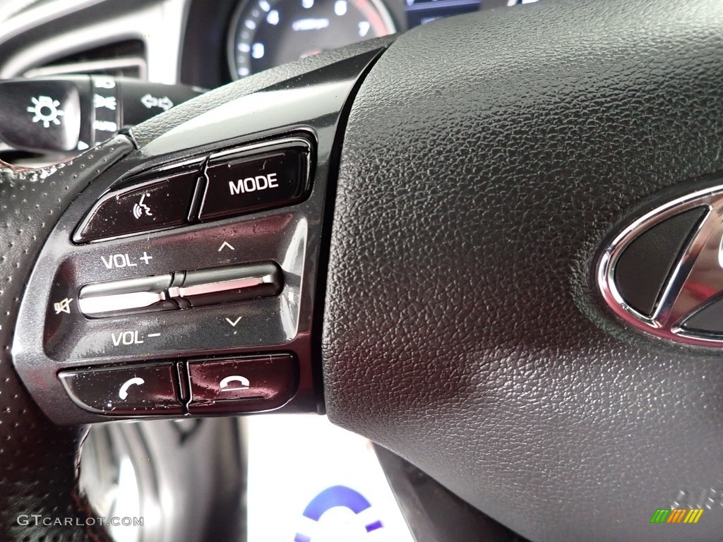 2019 Elantra Sport - Galactic Gray / Black photo #22