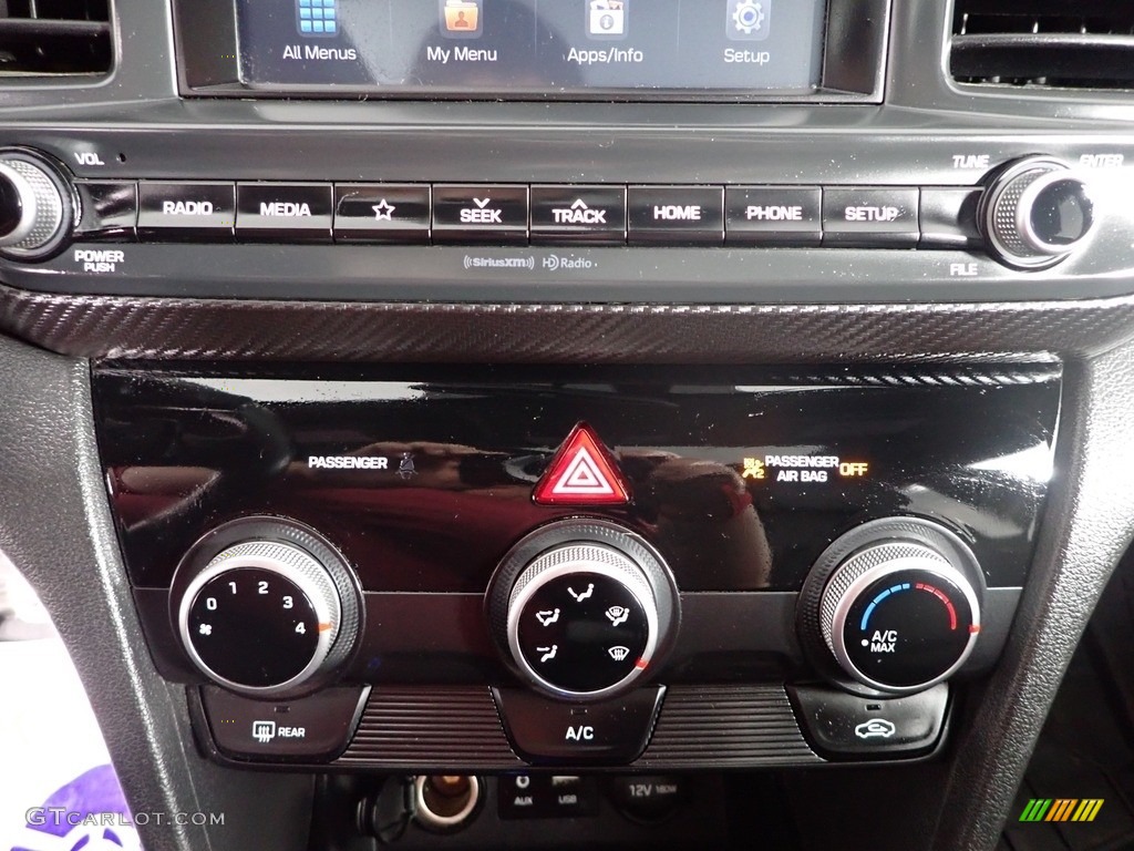 2019 Elantra Sport - Galactic Gray / Black photo #26