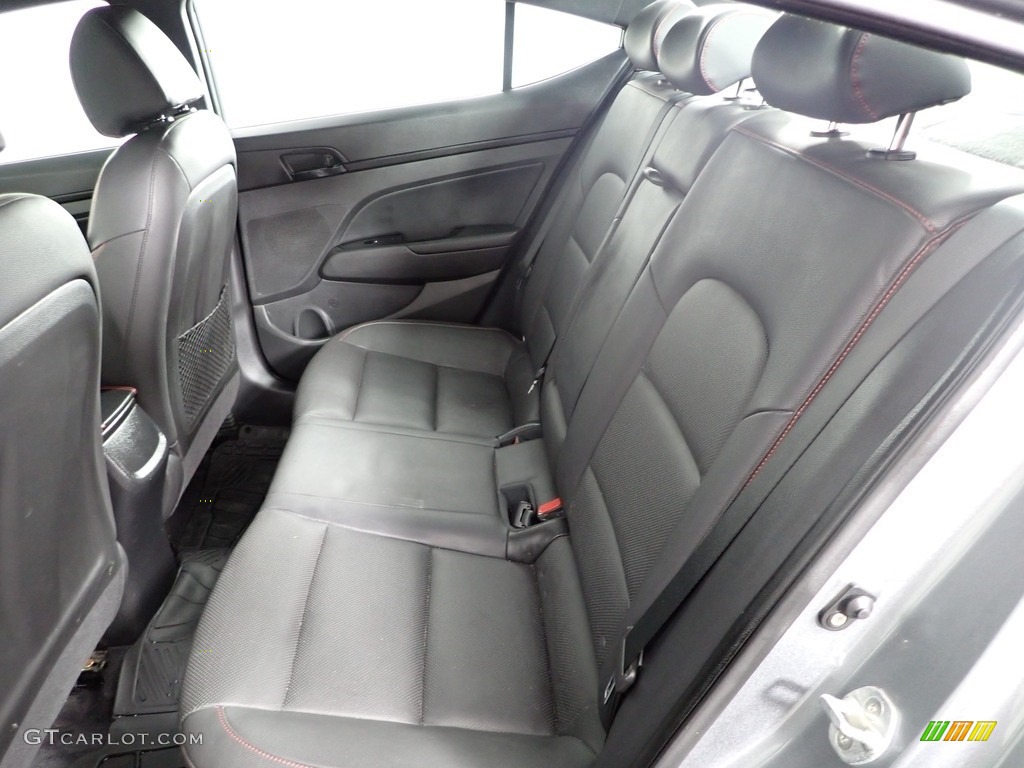 2019 Elantra Sport - Galactic Gray / Black photo #31