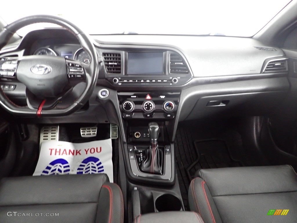2019 Elantra Sport - Galactic Gray / Black photo #32