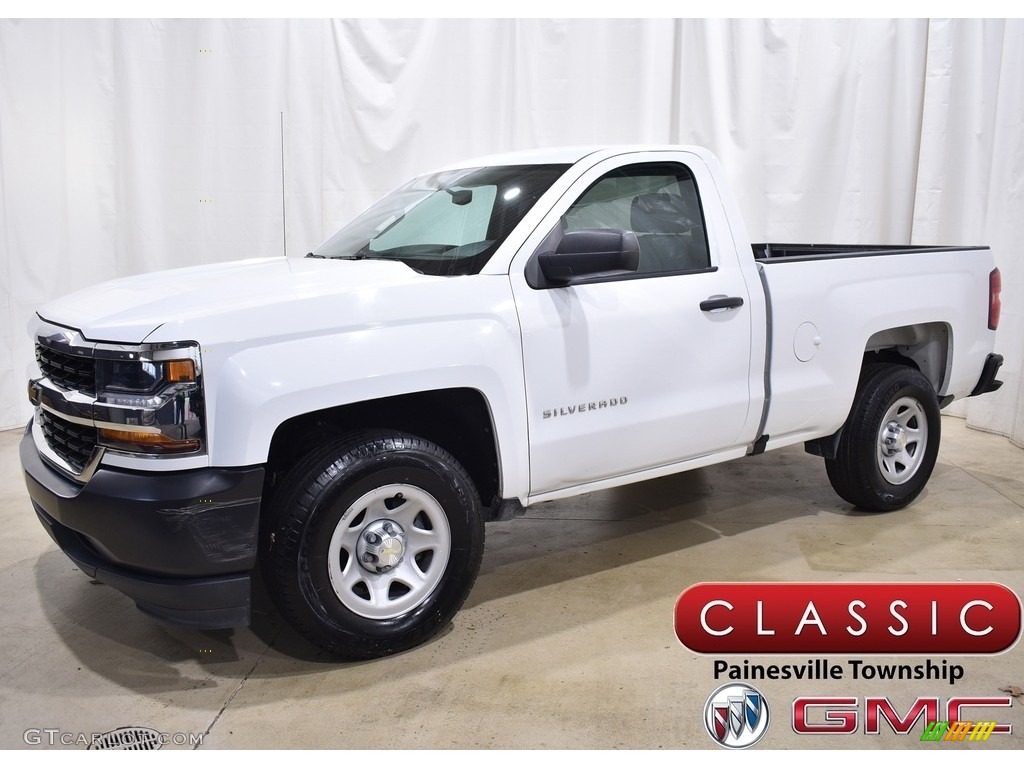 2016 Silverado 1500 WT Regular Cab - Summit White / Dark Ash/Jet Black photo #1