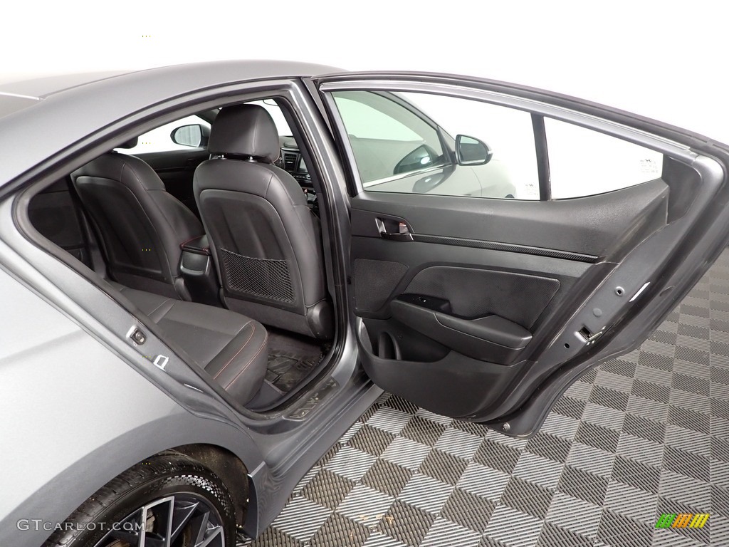 2019 Elantra Sport - Galactic Gray / Black photo #37