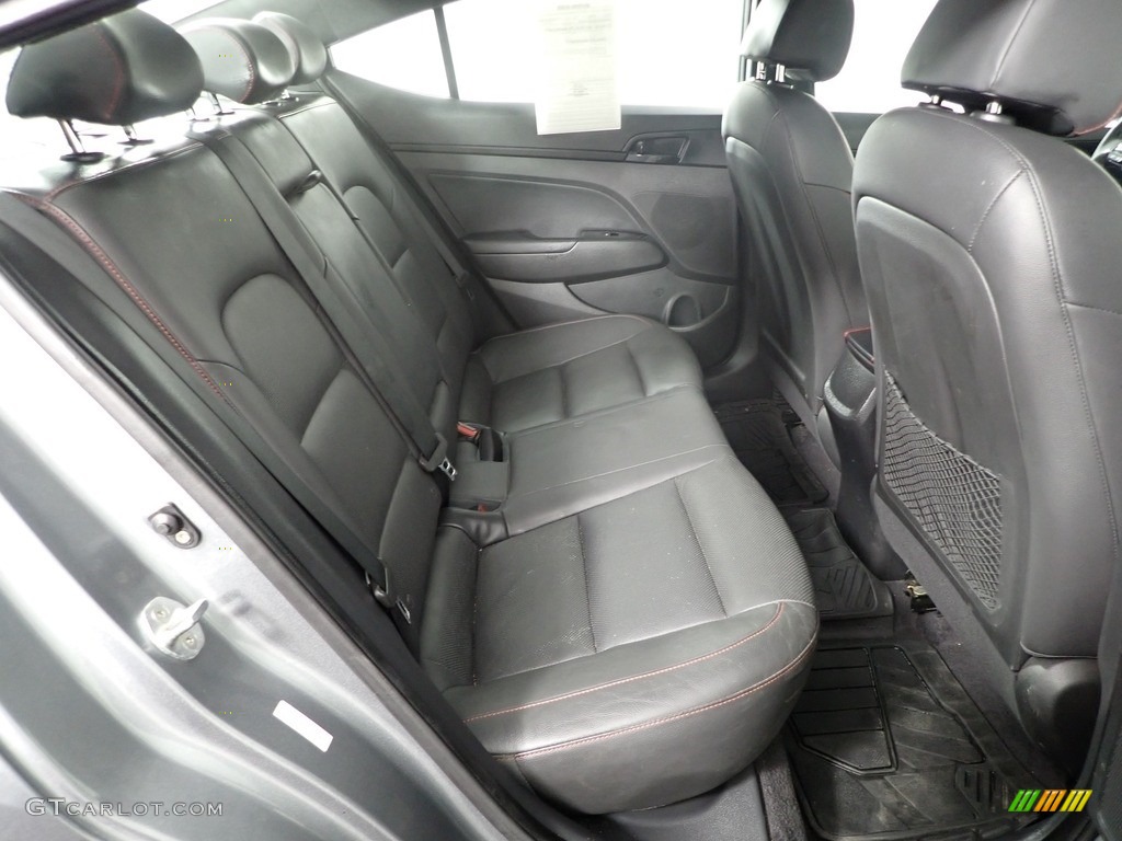 2019 Elantra Sport - Galactic Gray / Black photo #38