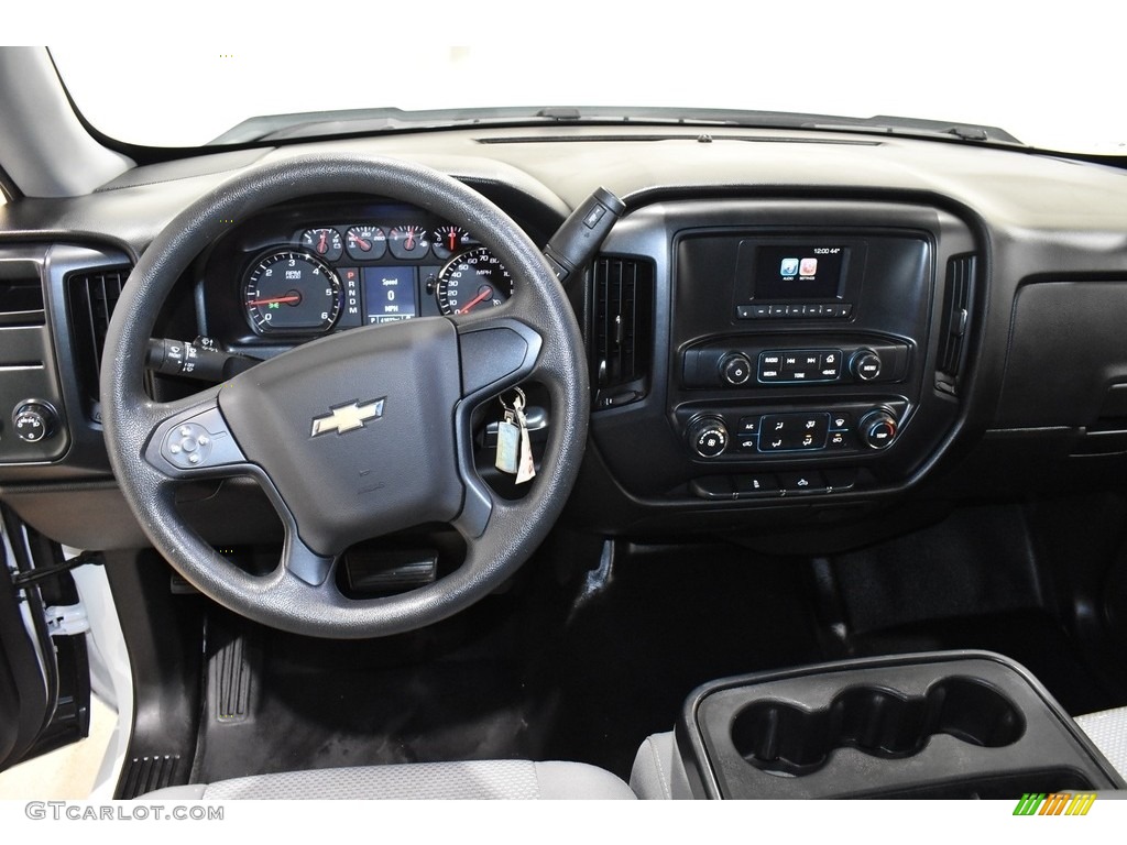 2016 Chevrolet Silverado 1500 WT Regular Cab Dark Ash/Jet Black Dashboard Photo #143343457