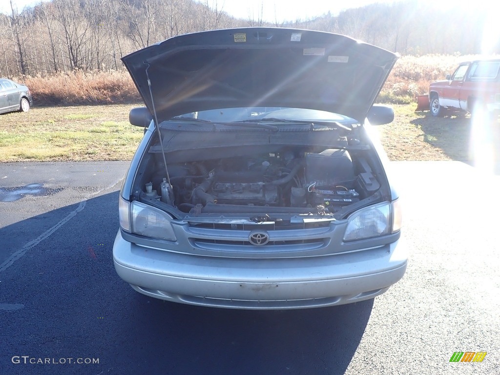 2000 Sienna XLE - Silver Spruce Metallic / Gray photo #5