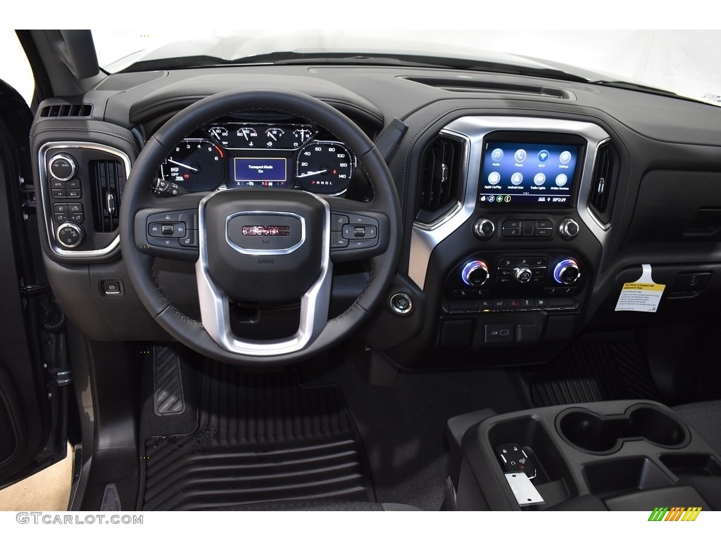 2021 GMC Sierra 1500 Elevation Crew Cab 4WD Jet Black Dashboard Photo #143343961