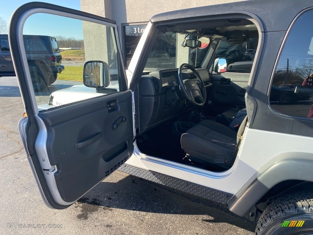 2004 Wrangler Rubicon 4x4 - Bright Silver Metallic / Dark Slate Gray photo #10