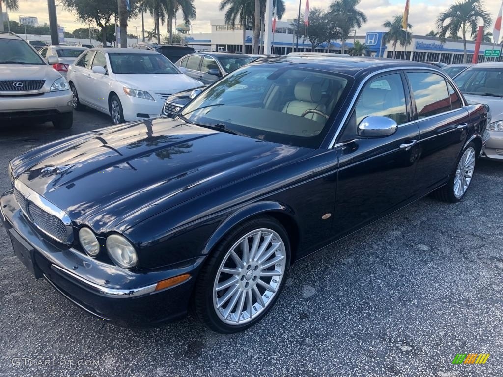 2006 XJ Super V8 - Ebony Black / Champagne photo #1