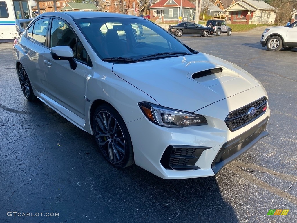Crystal White Pearl 2021 Subaru WRX STI Exterior Photo #143345834