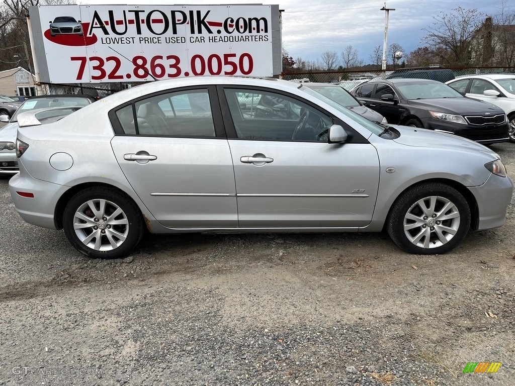2007 MAZDA3 s Sport Sedan - Sunlight Silver Metallic / Gray/Black photo #2