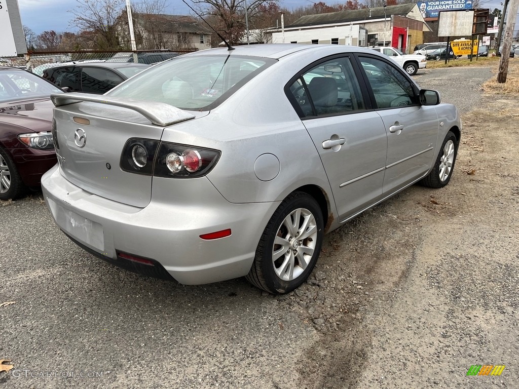 2007 MAZDA3 s Sport Sedan - Sunlight Silver Metallic / Gray/Black photo #3