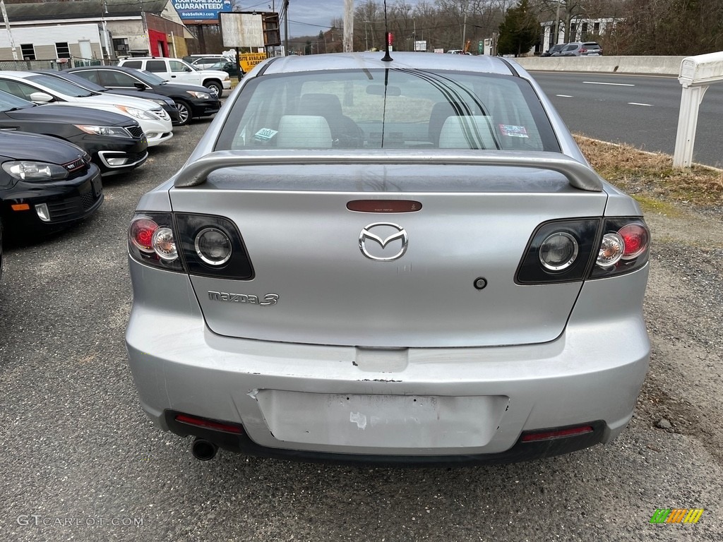 2007 MAZDA3 s Sport Sedan - Sunlight Silver Metallic / Gray/Black photo #4