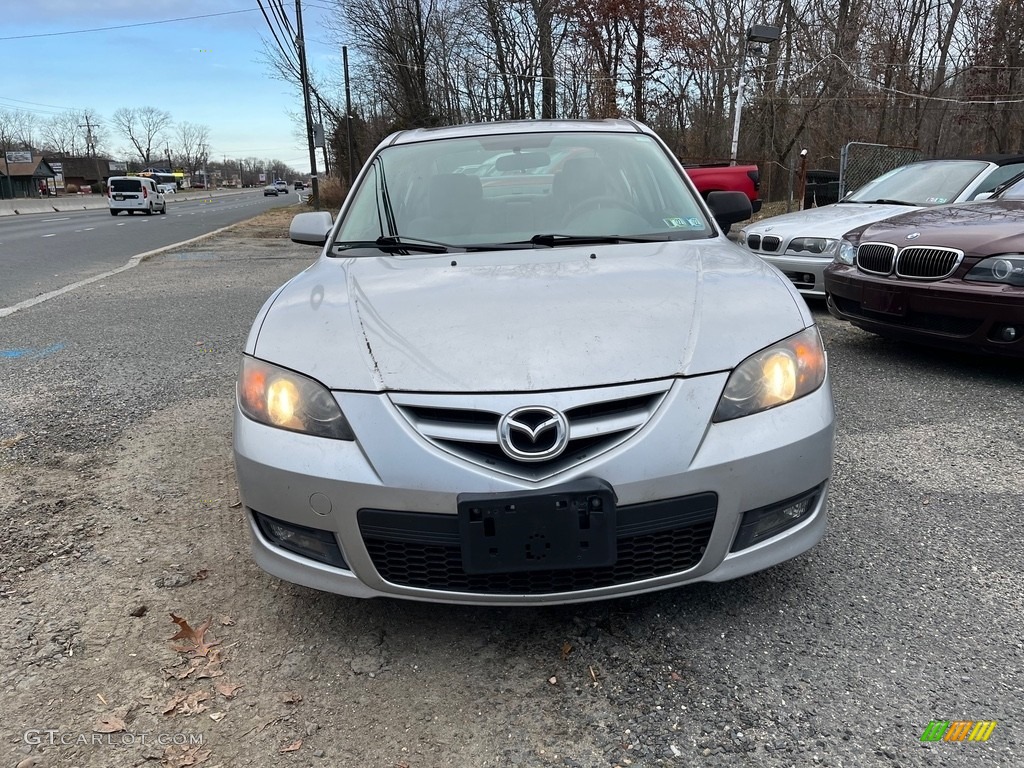 2007 MAZDA3 s Sport Sedan - Sunlight Silver Metallic / Gray/Black photo #7