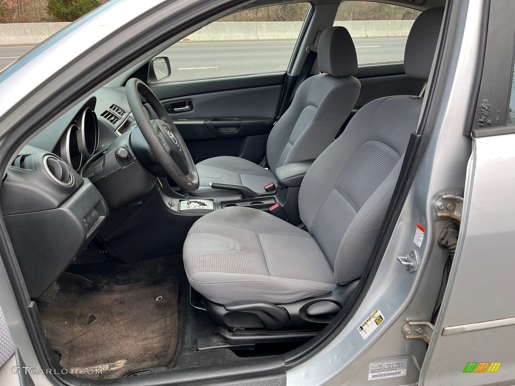 2007 MAZDA3 s Sport Sedan - Sunlight Silver Metallic / Gray/Black photo #8