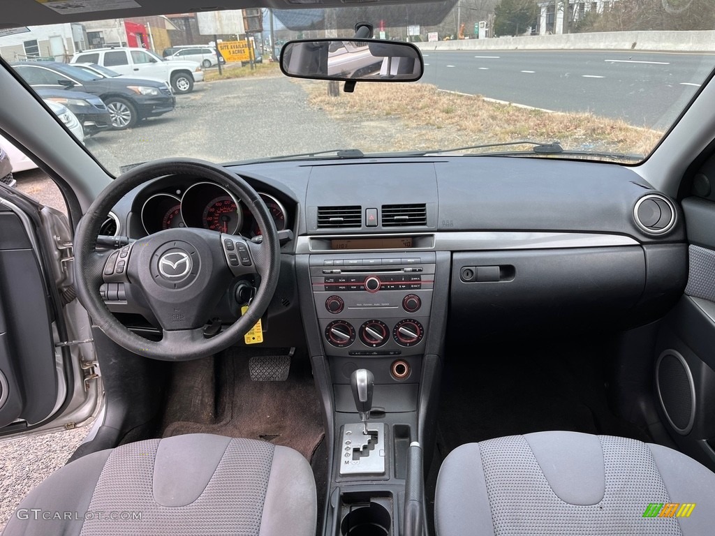 2007 MAZDA3 s Sport Sedan - Sunlight Silver Metallic / Gray/Black photo #14
