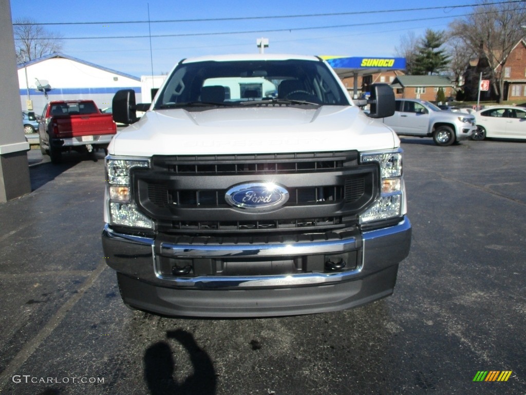 2021 F250 Super Duty XL Crew Cab 4x4 - Oxford White / Medium Earth Gray photo #30