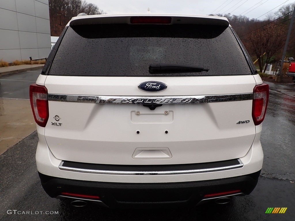 2018 Explorer XLT 4WD - Oxford White / Ebony Black photo #3