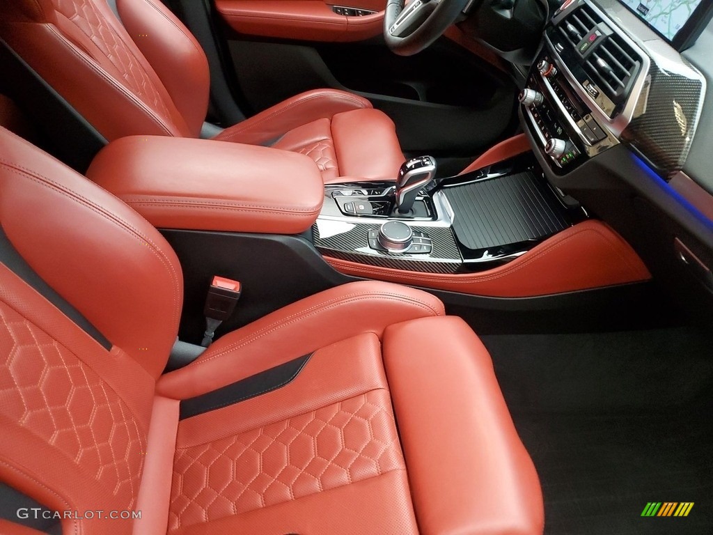 Sakhir Orange/Black Interior 2020 BMW X3 M Competition Photo #143347899