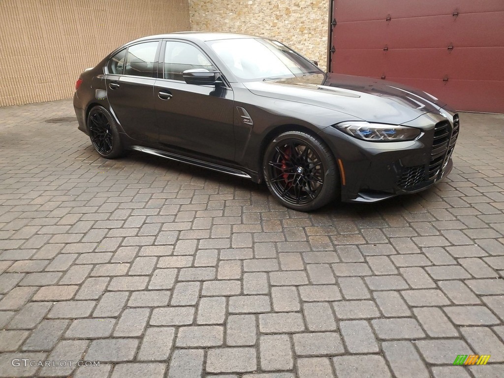 2021 M3 Sedan - Black Sapphire Metallic / Black photo #2