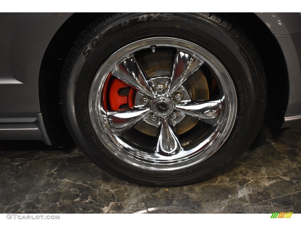 2006 Mustang GT Premium Convertible - Tungsten Grey Metallic / Red/Dark Charcoal photo #9