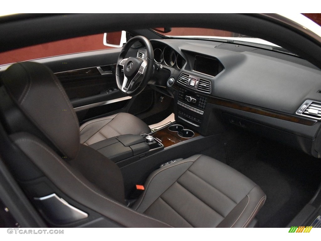 Espresso Brown/Black Interior 2014 Mercedes-Benz E 350 Coupe Photo #143348946