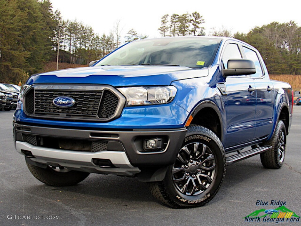 2020 Ranger XLT SuperCrew 4x4 - Lightning Blue / Ebony photo #1