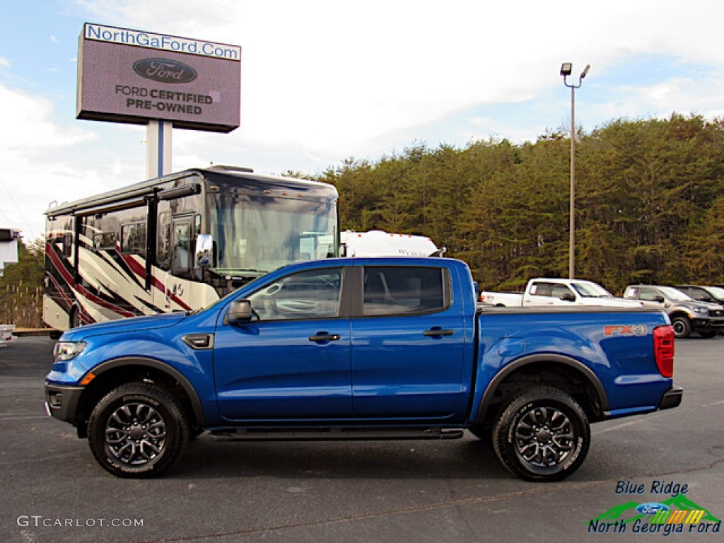 2020 Ranger XLT SuperCrew 4x4 - Lightning Blue / Ebony photo #2